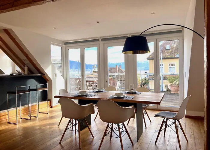 Apartment Seesicht -maisonette Mit Dachterrasse Im Insel-altstadthaus