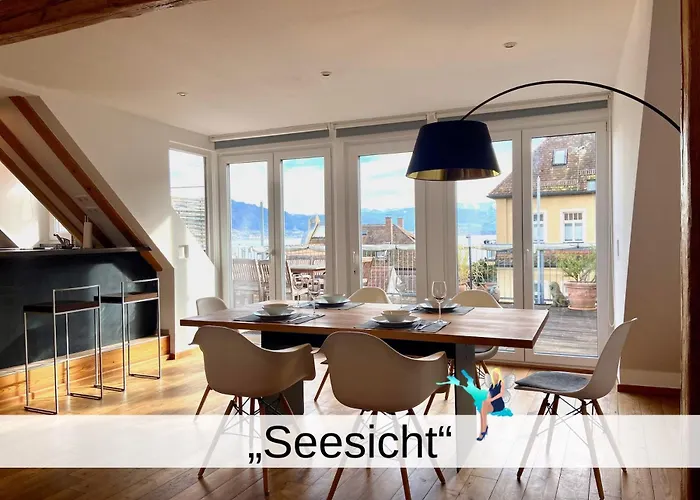Seesicht -maisonette Mit Dachterrasse Im Insel-altstadthaus