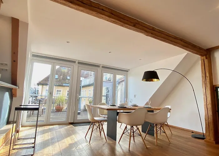 Seesicht -maisonette Mit Dachterrasse Im Insel-altstadthaus Apartment Lindau (Bodensee)